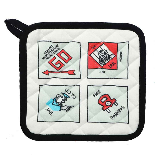 HASBRO GAMING MONOPOLY BOARD HOT PAD
