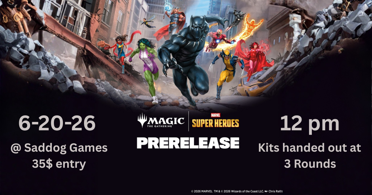 June 20th MTG x Marvel Pre-Release event