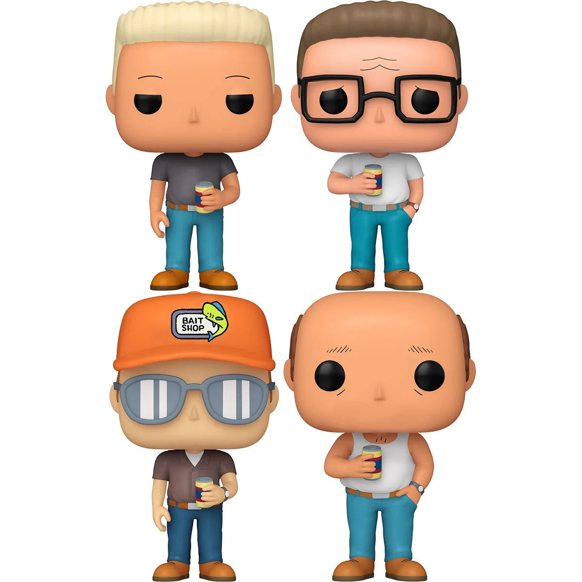 King of the Hill Funko Pop! Vinyl Figure Set of 4 - PRE-ORDER