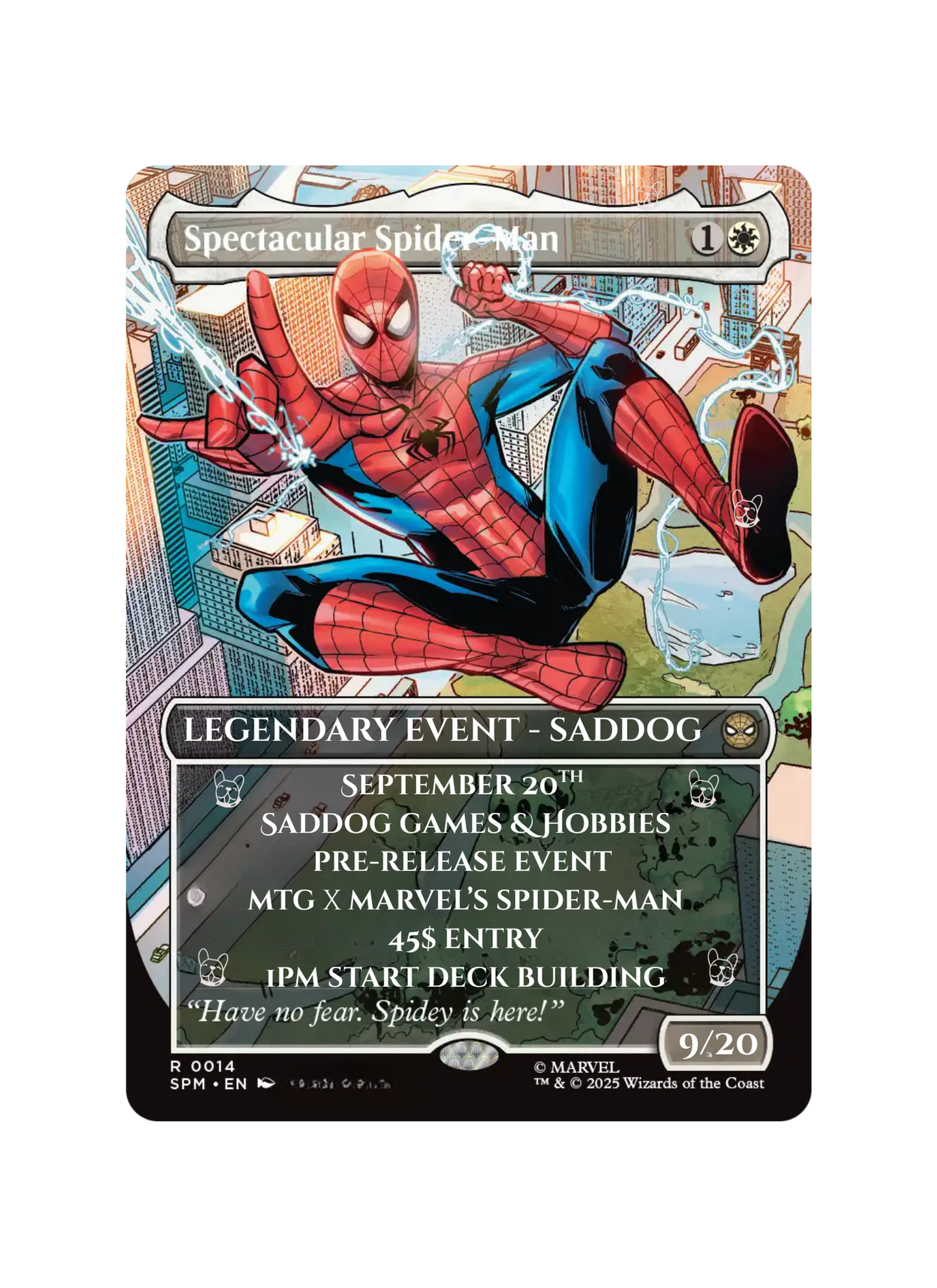 Saddog's Spectacular Spider-Man PRE-RELEASE EVENT