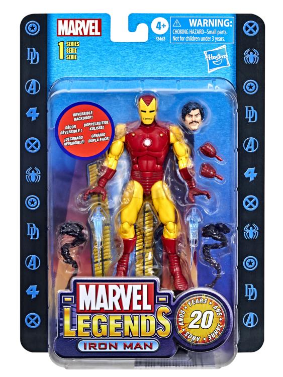 Marvel Legends Retro Collection:20th Anniversary Series Iron Man Action Figure