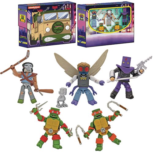 Teenage Mutant Ninja Turtles Minimates Party Wagon Deluxe Box Set