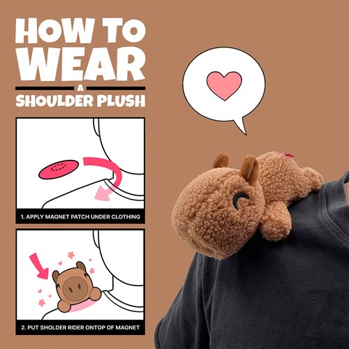Youtooz Originals Capybara Shoulder Rider 6-Inch Plush