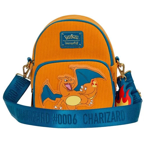 Pokemon Charizard Corduroy Convertible Mini-Backpack
