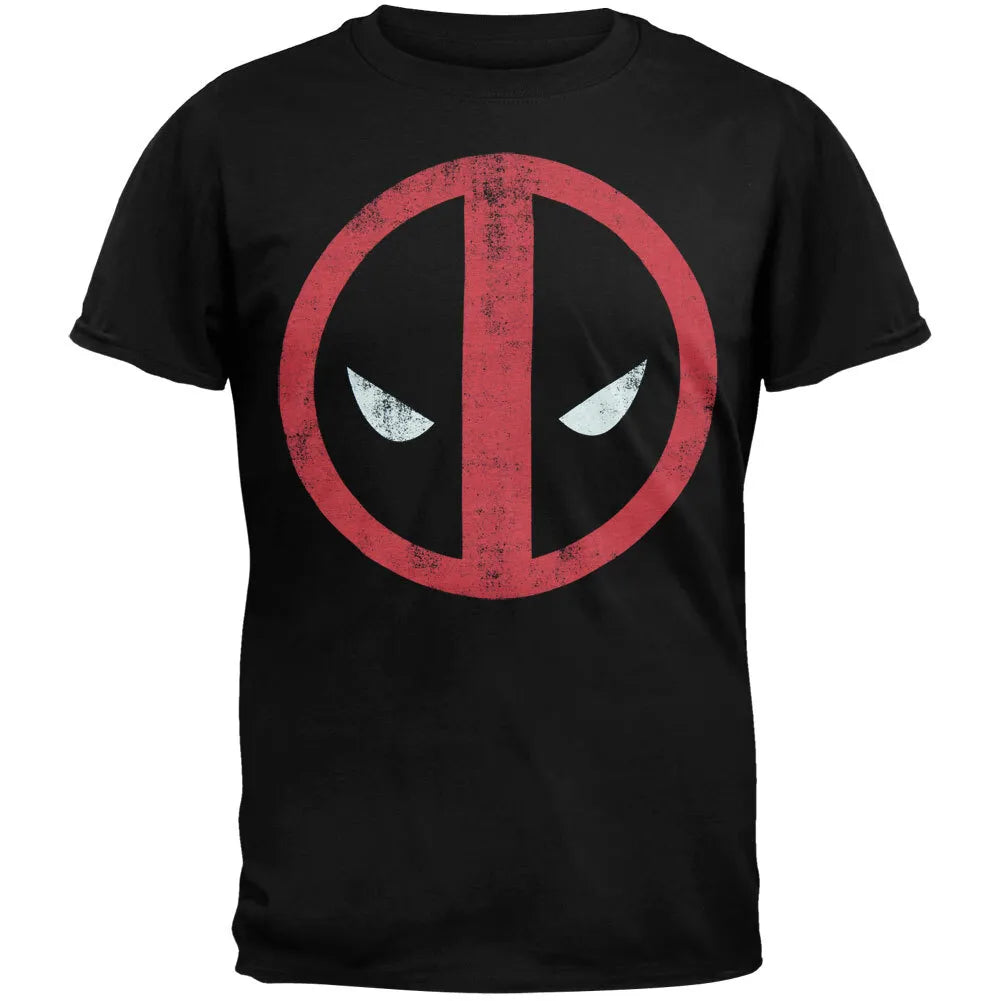 Deadpool Distressed logo T- shirt
