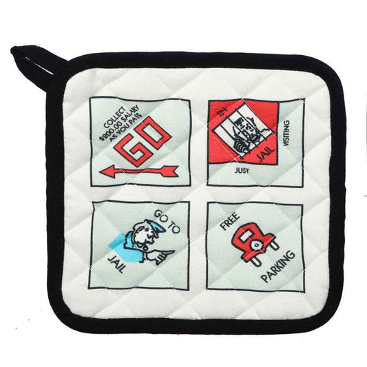 HASBRO GAMING MONOPOLY BOARD HOT PAD