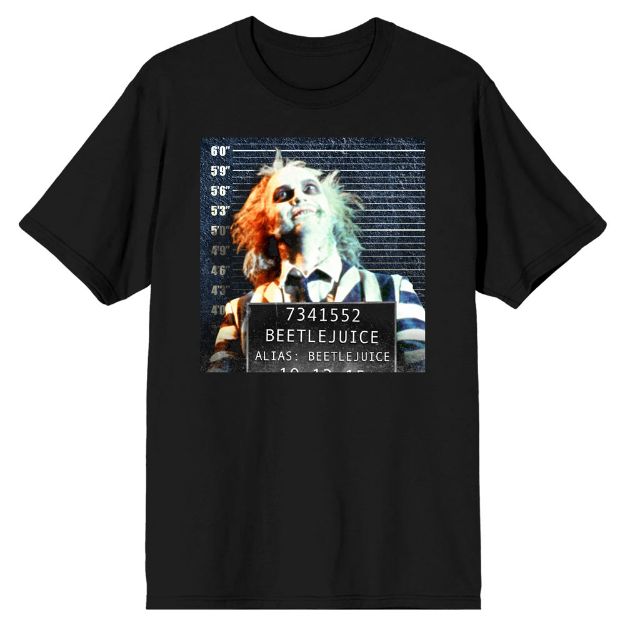 Beetlejuice Mugshot  T -Shirt  PRE-ORDER