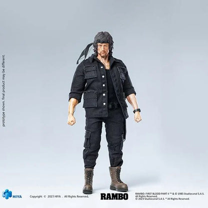 Rambo: First Blood Part II Exquisite Super Series John J. Rambo 1:12 Scale Action Figure - Previews Exclusive  PRE-ORDER