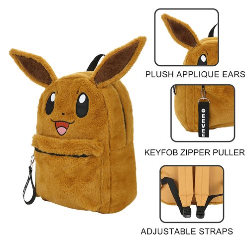 Pokemon Eevee Plush Backpack