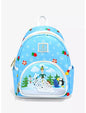 Loungefly Elf Buddy's Snowball Fight & Sweets Mini Backpack