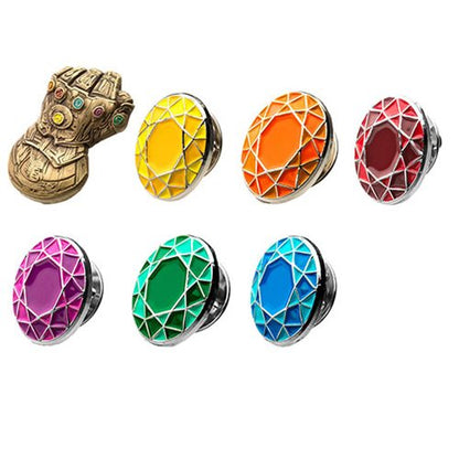 Avengers: Infinity War Gauntlet and Infinity Stones Pin Set