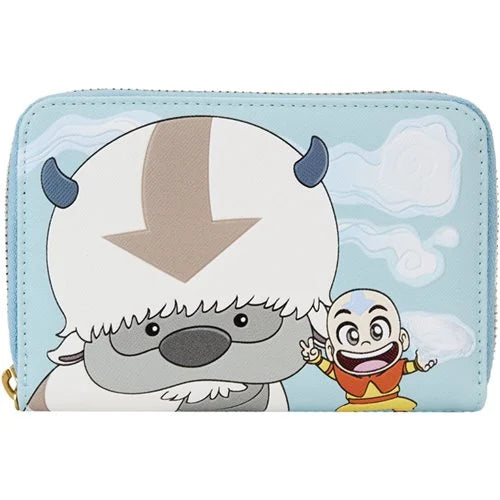 Avatar: The Last Airbender Aang, Appa and Momo Zip-Around Wallet