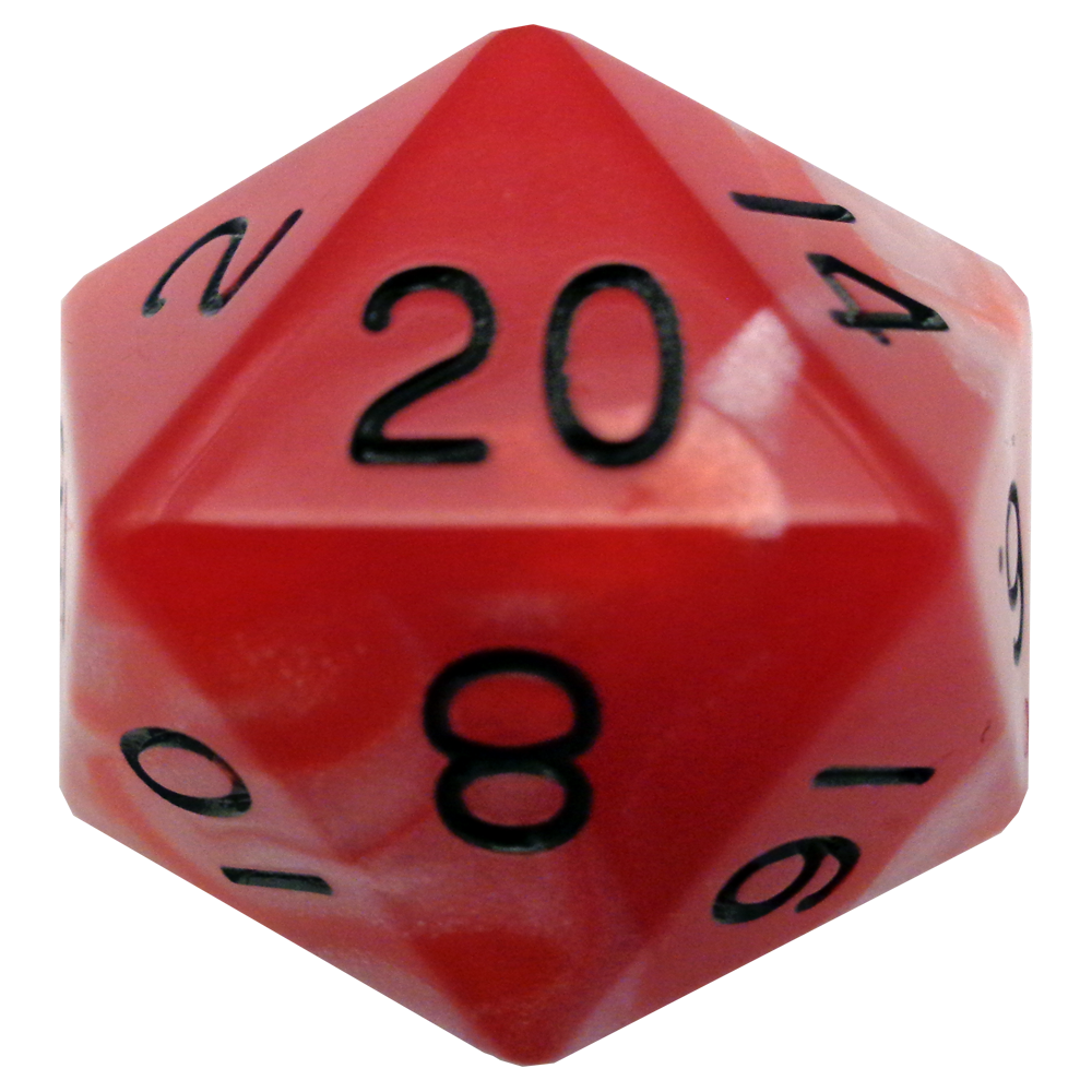 MEGA 35mm Acrylic D20's