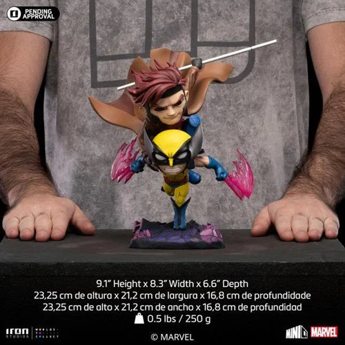 X-Men '97 Wolverine and Gambit MiniCo Vinyl Figure