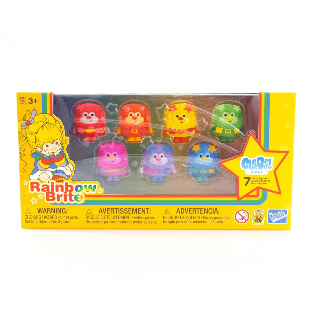 Rainbow Brite CheeBee Color Sprites 1 1/2-Inch Mini-Figure 7-Pack Collector Set - SDCC 2024 Exclusive