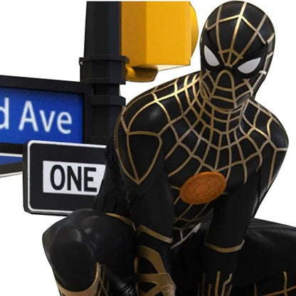 Spider-Man: No Way Home Spider-Man Black and Gold Suit DS-102 D-Stage 6-Inch Statue