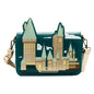 Harry Potter Golden Hogwarts Castle Crossbody Purse with Pouch