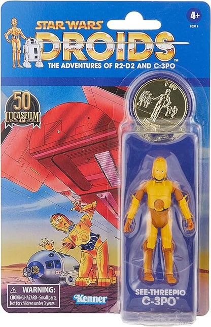 Star Wars DROIDS Vintage Collection See-Threepio Action Figure [C-3PO]