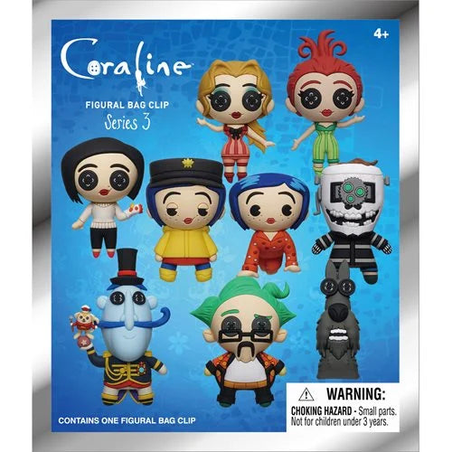 Coraline Series 3:  3D Foam Bag Clip   PRE-ORDER