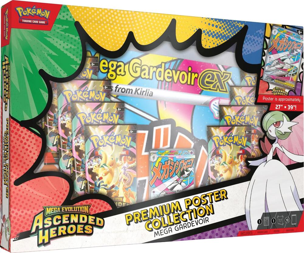 Pokemon Mega Evolutions 2.5 Ascended Heroes Poster Collection :GARDEVOIR