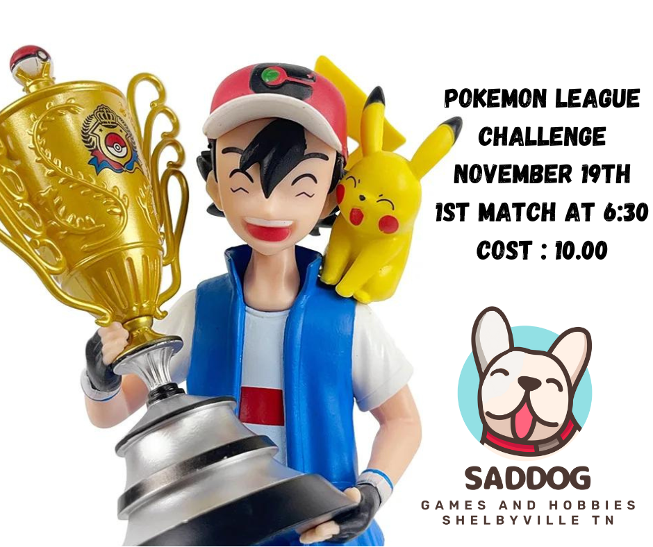 November Pokémon League Challenge at SAD DOG Games and Hobbies