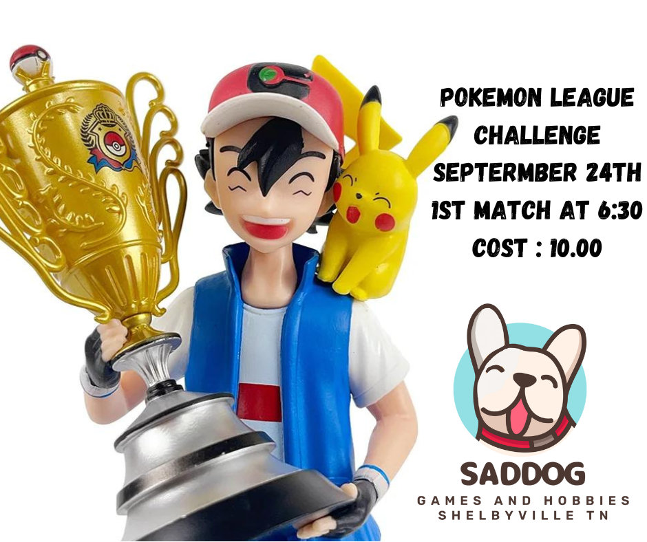 September Pokémon League Challenge at SADDOG Games and Hobbies