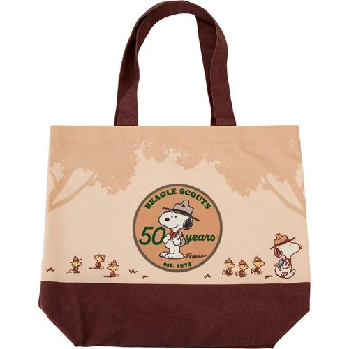 Peanuts Snoopy Beagle Scout 50th Anniversary Canvas Tote Bag   PRE-ORDER