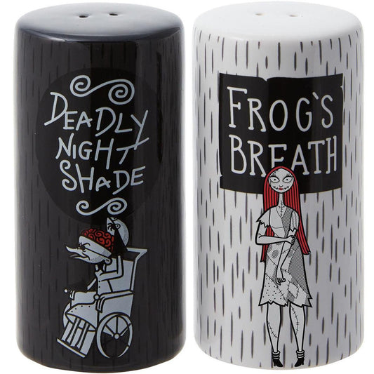 The Nightmare Before Christmas Sally & Dr. Finkelstein Salt and Pepper Shaker Set