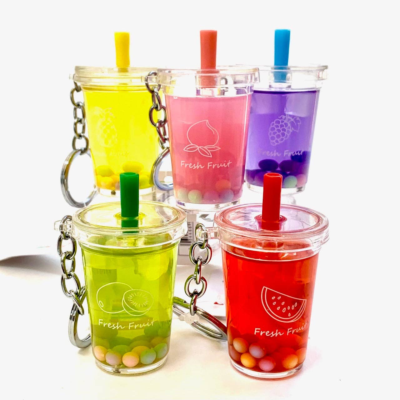 Fruit Boba Drink Charm