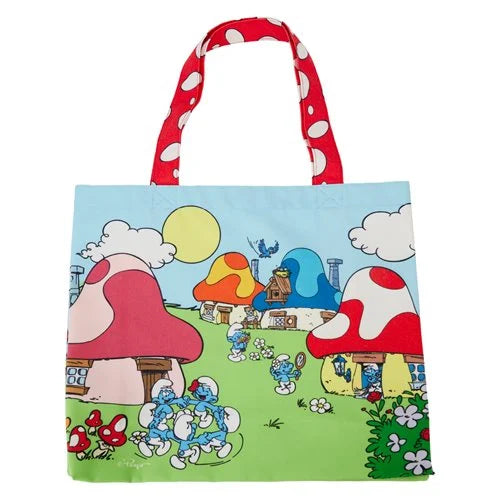 Smurfs Village Life Canvas Tote Bag