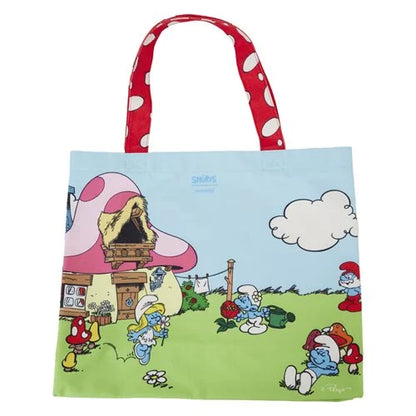 Smurfs Village Life Canvas Tote Bag