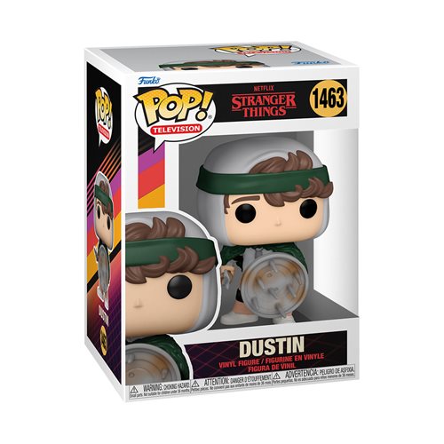 Stranger Things Season 4 Dustin with Shield Funko Pop! Vinyl Figure