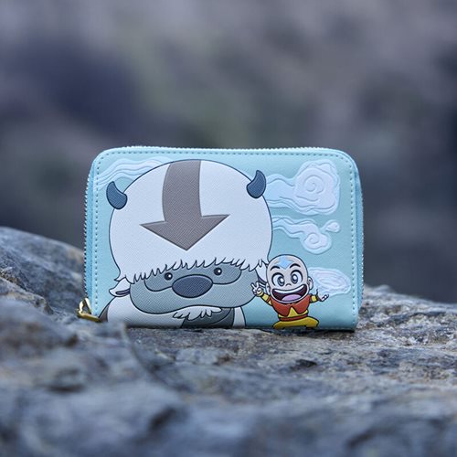 Avatar: The Last Airbender Aang, Appa and Momo Zip-Around Wallet