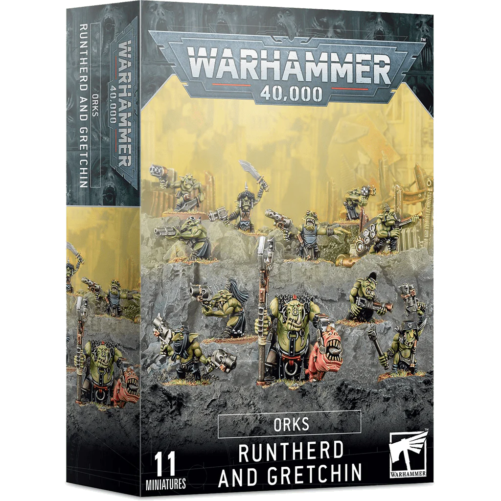 Warhammer 40k ORKS : Runtherd and Gretchin