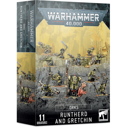 Warhammer 40k ORKS : Runtherd and Gretchin