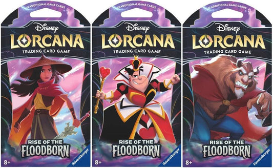 Lorcana Rise of the Floodborn Sleeved Booster Packs ( 3 )