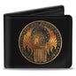 FANTASTIC BEASTS AND WHERE TO FIND THEM MACUSA SEAL BLACK GOLDS BI-FOLD WALLET